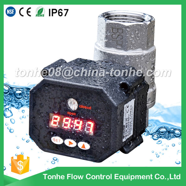 A20-S20-S2-C DN20 stainless steel timer control vave-Electronic Timer Ball Valves