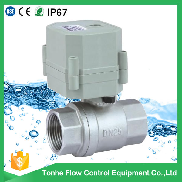 A20-M25-S2-C 2 way DN25 Stainless Steel modulating Proportional valve with indicator