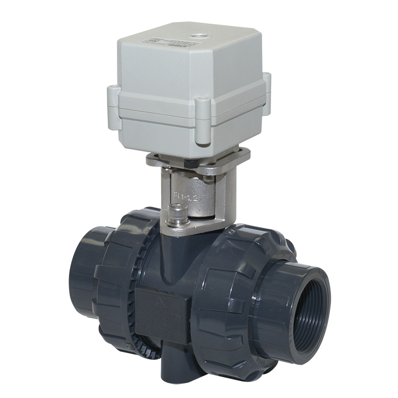 A100-T40-P2-C DN40 1.5 inch PVC motorized valve