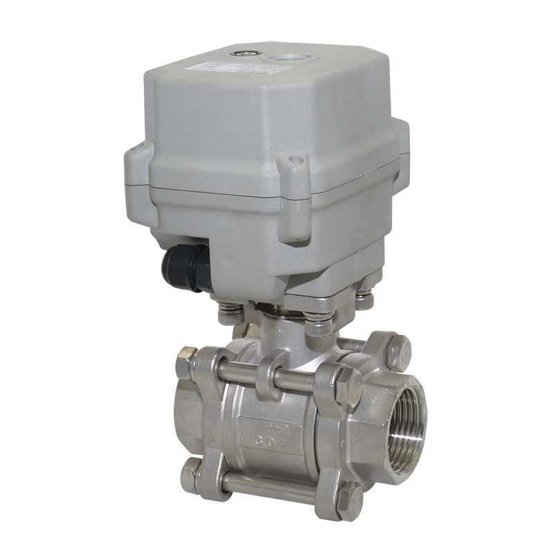 A150-T25-S2-B 3 pcs pieces DN25 SS304 motorized valve normally closed high pressure