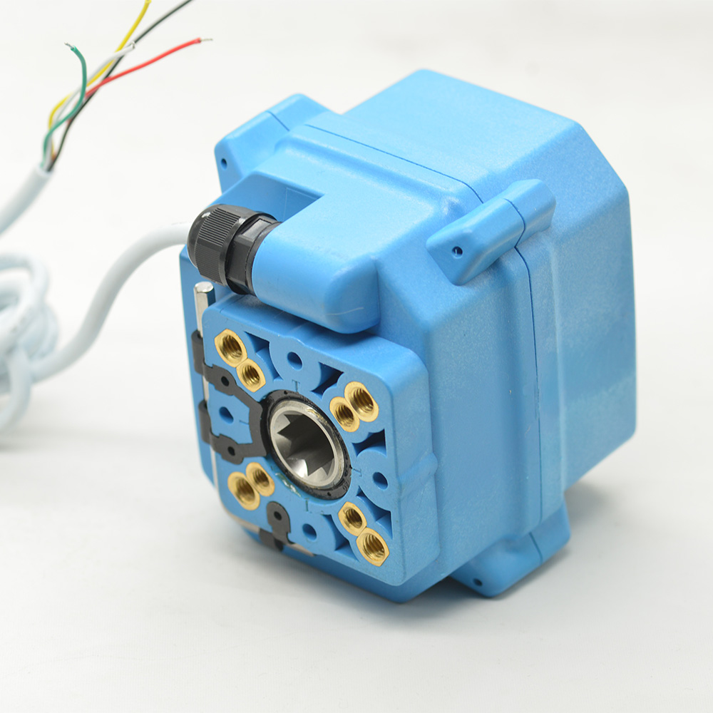 A150 12v 24v CR201 motorized electric actuator valve with manual override