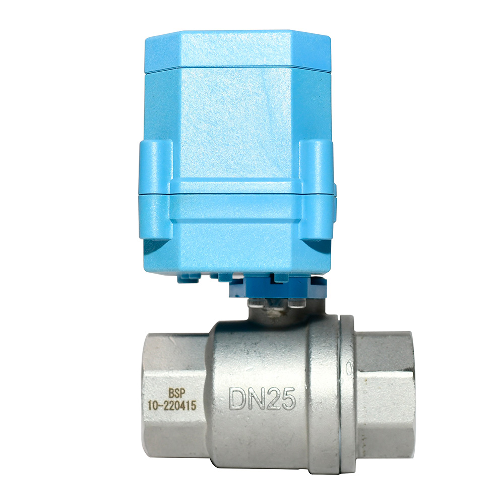 Tonheflow E20-T20-S2-B DN20 NPT SS304 wireless Lorawan Lora 915MHz motorized valve power battery