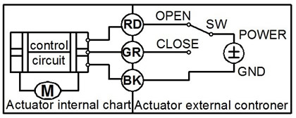 motorized valve wire control CR301