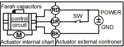 motorized valve wire control CR305