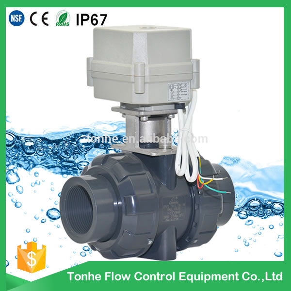 PVC motorized valve