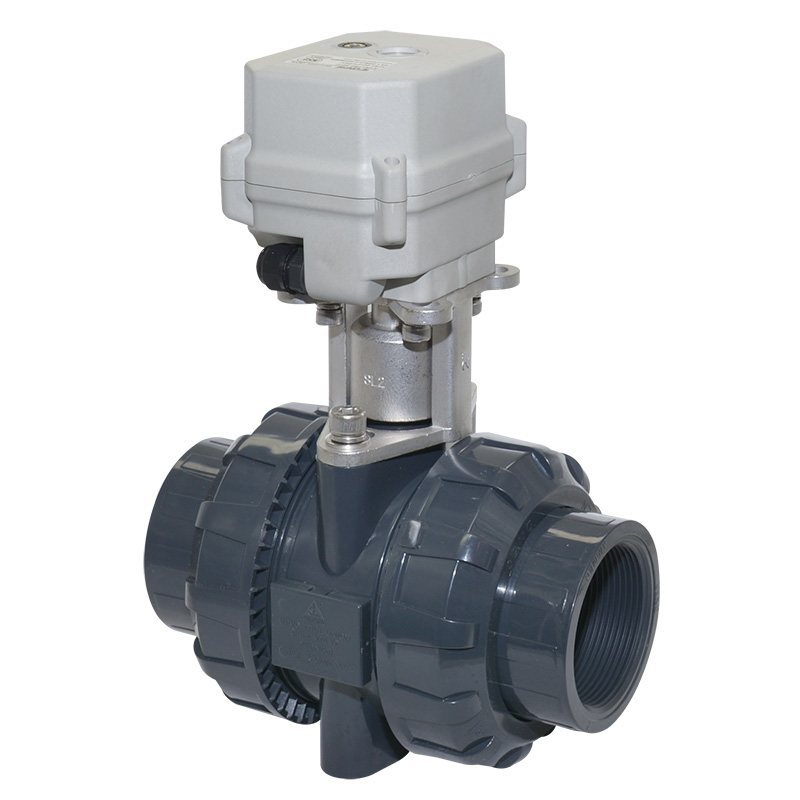 PVC motorized valve,plastic valve